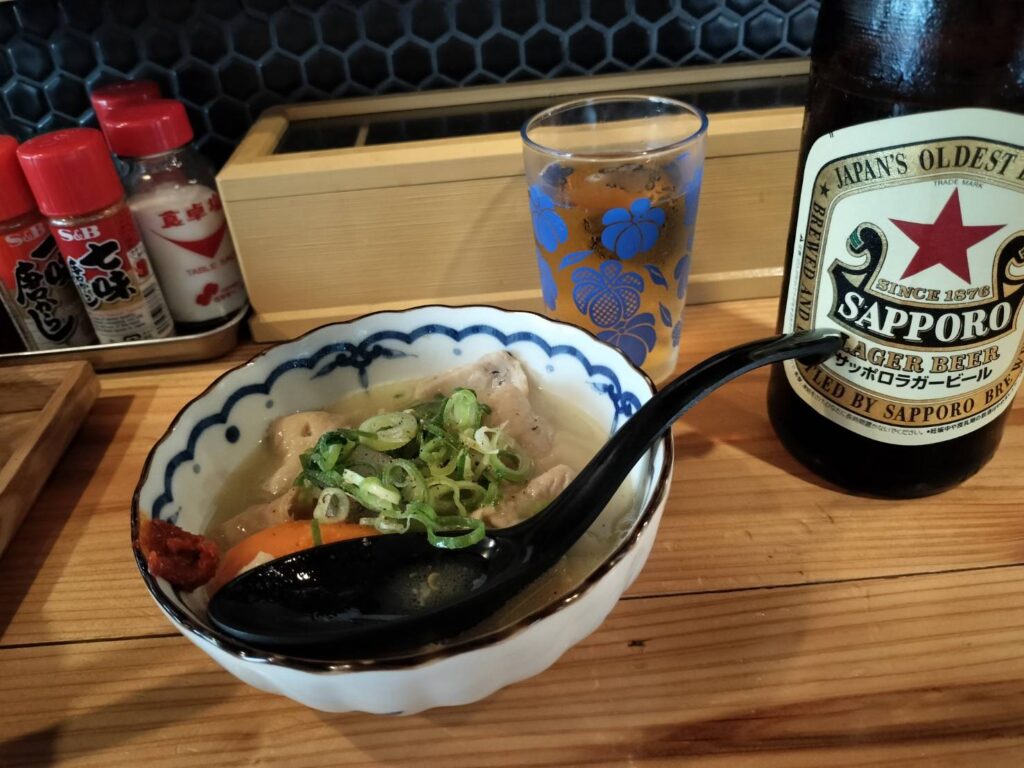 もつ煮と白めし エコー