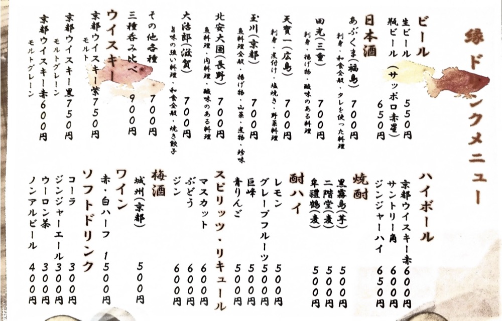 西院のおばんざい居酒屋「縁」｜一人でもくつろげる隠れ家酒場