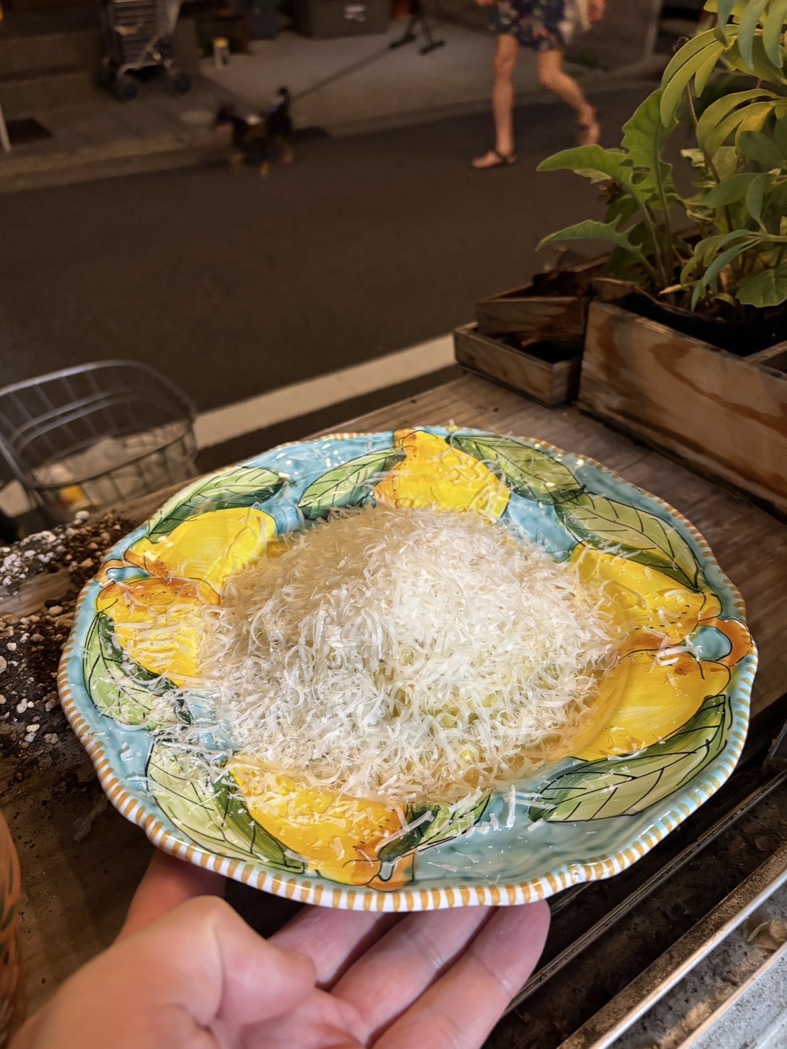 ピスタチオのカルボナーラ