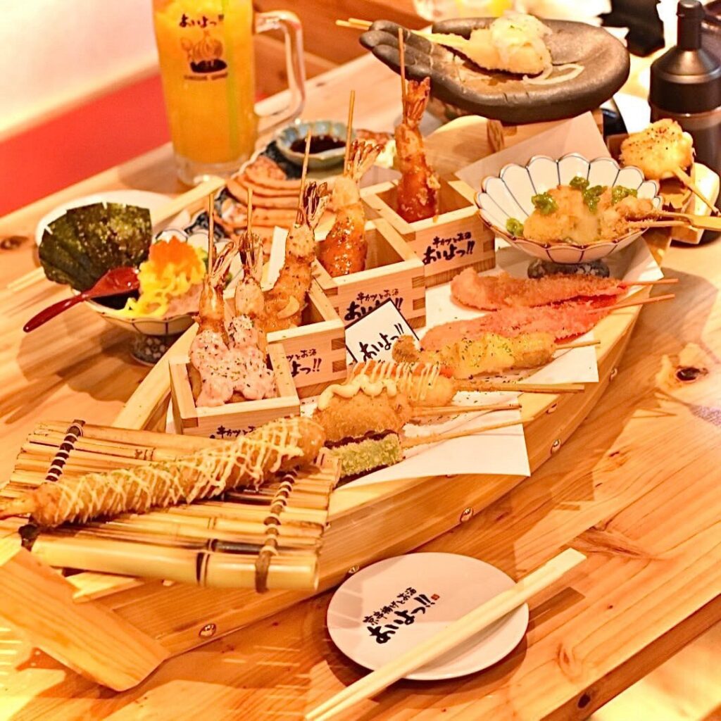 あいよっ!! 西院駅店｜99円大海老串と創作串が楽しめる串揚げ酒場