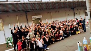 【AZUKIYA 第2回BBQ】総勢112名！四条大宮で知らない人同士が繋がる大宴会｜バーベキューコート339