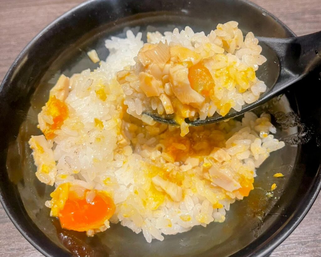濃厚豚骨マイルドおじやの完成