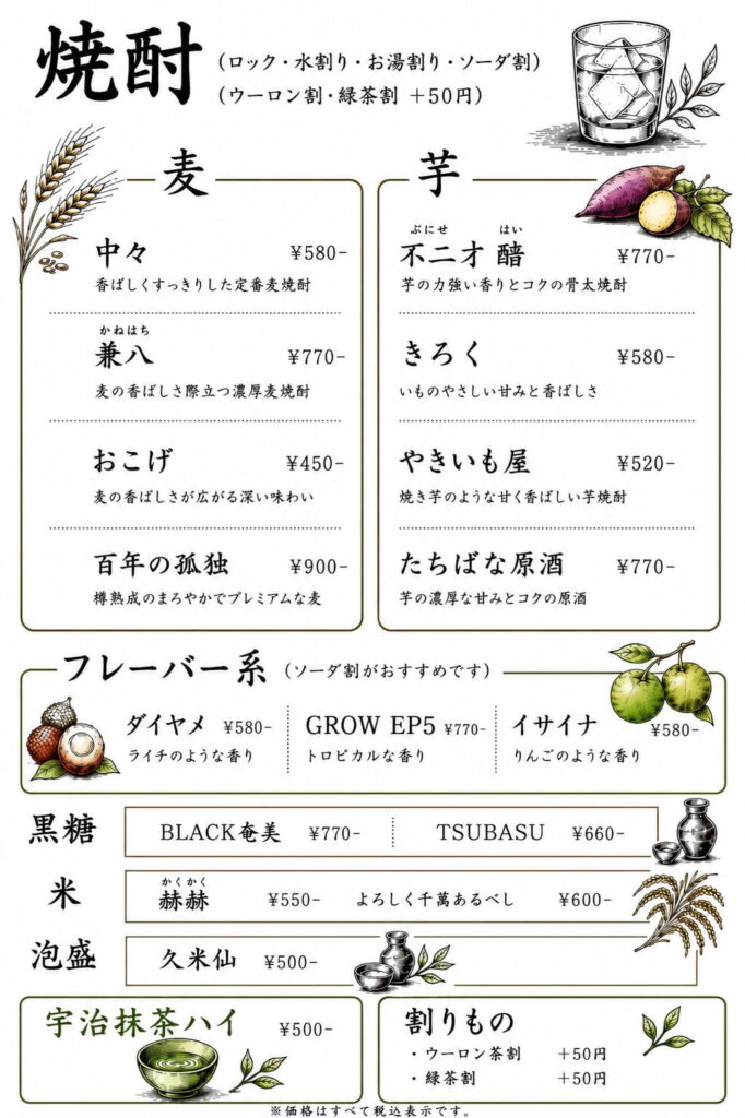 【四条大宮】粋酒屋 スリーピース 酒×肴×肉
