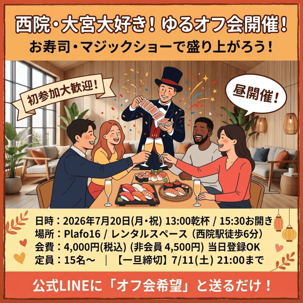 26.7.20 西院大宮大好きオフ会