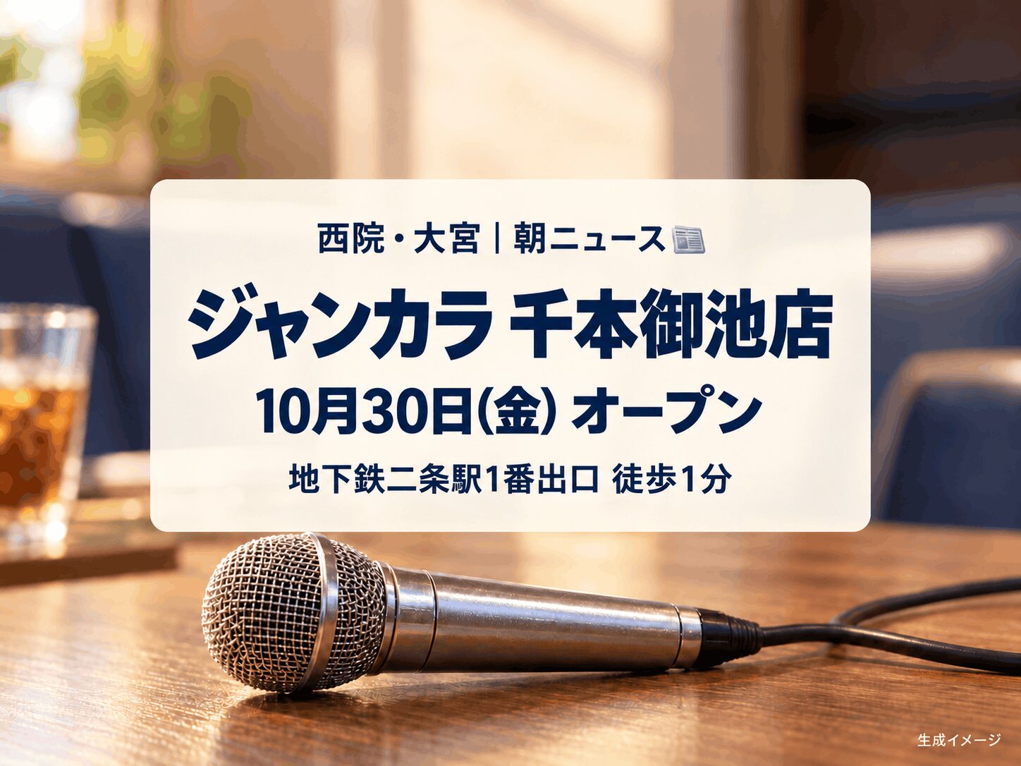 【10月30日(金)｜開店】二条に「ジャンカラ 千本御池店」